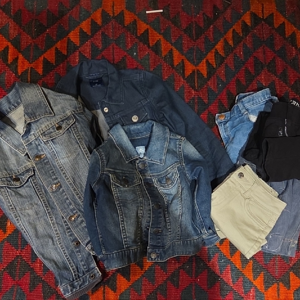 Kids Denim Jacket Set